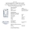 2.14 Ctw Round Lab Diamond Twisted Vine Engagement Ring, IGI Certified