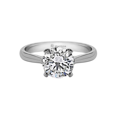 1 Ct Round Moissanite Westray Solitaire Engagement Ring