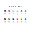 Round, Oval & Pear Toi et Moi Birthstone Ring Stack