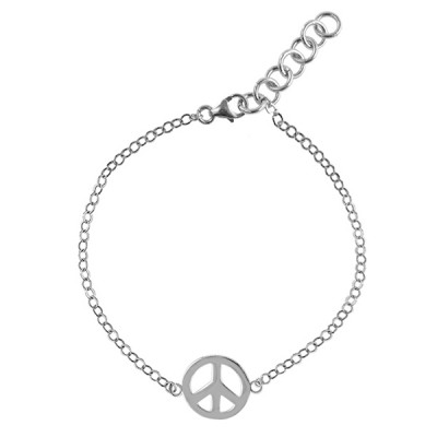 Peace Sign Bracelet