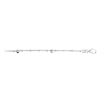 Hearts & Beads Anklet