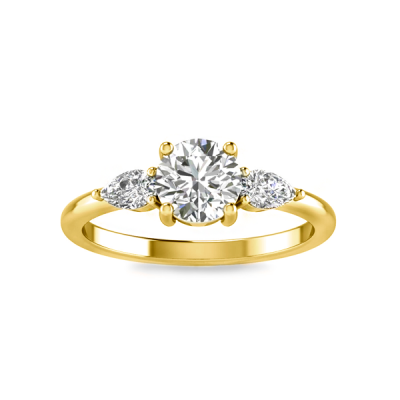 1.40 Ctw Diamond Cherish Three Stone Engagement Ring
