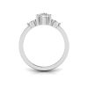 1.14 Ctw Radiant Lab Diamond Twisted Vine Engagement Ring, IGI Certified