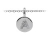 Diamond Pave Initial Charm A