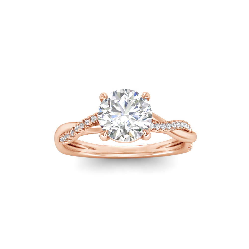 Twisted Vine Engagement Ring Setting