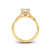 1.64 Ctw Round Lab Diamond Twisted Vine Engagement Ring, IGI Certified