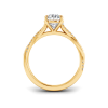 2.14 Ctw Pear Lab Diamond Twisted Vine Engagement Ring, IGI Certified