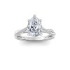 2.14 Ctw Pear Lab Diamond Twisted Vine Engagement Ring, IGI Certified