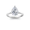 2 Ct Pear Lab Diamond Solitaire Engagement Ring