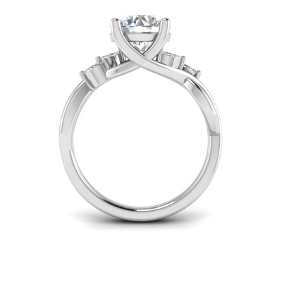 1 Ctw Aquamarine Channel Set Birthstone Eternity Ring