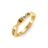 Triple Name Ring