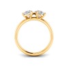 2 Ctw Double Pear Moissanite Toi et Moi Two Stone Ring