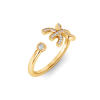 Pavé Zodiac Open Ring - Pisces