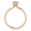 Secret Halo Solitaire Ring Setting