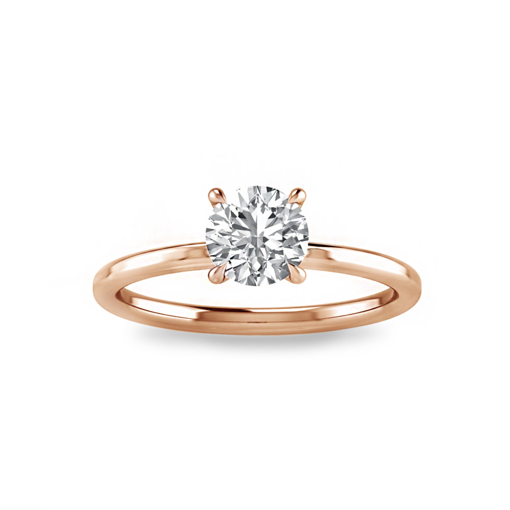 Secret Halo Solitaire Ring Setting