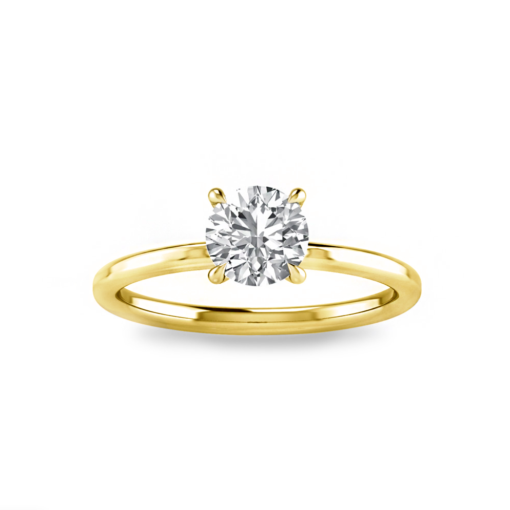 Secret Halo Solitaire Ring Setting