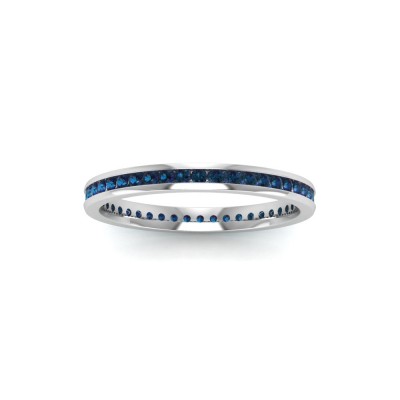 .50 Ctw Created Alexandrite Channel Set Birthstone Eternity Ring