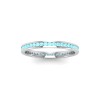 .50 Ctw Aquamarine Channel Set Birthstone Eternity Ring