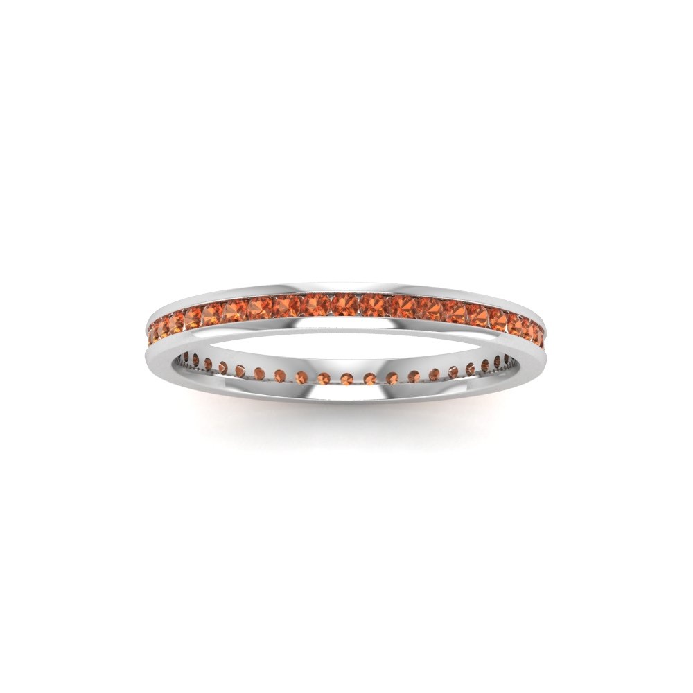 .50 Ctw Garnet Channel Set Birthstone Eternity Ring