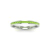.50 Ctw Peridot Channel Set Birthstone Eternity Ring