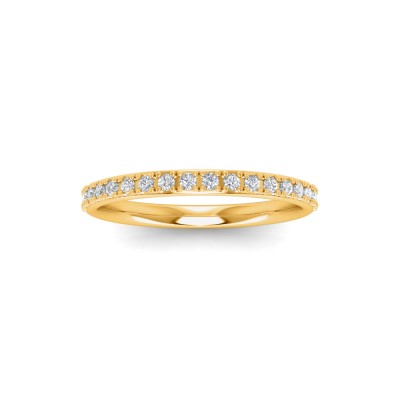 .18 Ctw Diamond Whisper Pavé Wedding Ring
