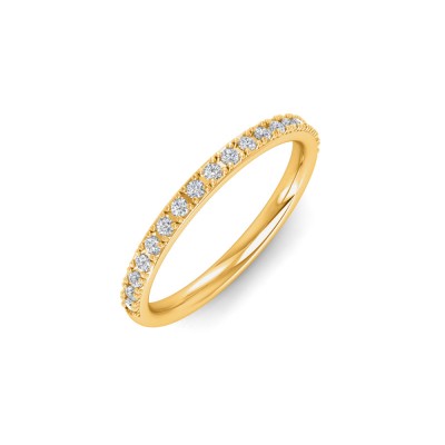 .18 Ctw Diamond Whisper Pavé Wedding Ring