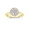 .60 Ct Round Lab Diamond & .10 Ctw Diamond Halo Engagement Ring
